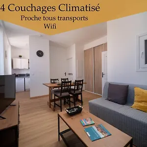 *appartement Climatise Equipe 4 Couchages* Marseille